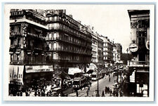 Marseille Bouches-du-Rhône France RPPC Photo Postcard La Canebiere Street c1930s picture