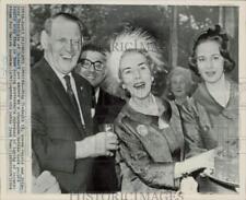 1964 Press Photo King Frederik IX, Queen Ingrid & Princess Benedikte of Denmark picture