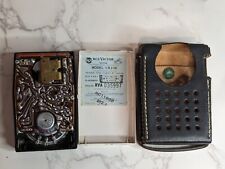 Vintage RCA Victor Transistor Radio With Case - Untested, As Is For Parts picture
