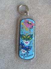 New Orleans Mardi Gras Keychain - Masks Costume Trumpet French Quarter picture