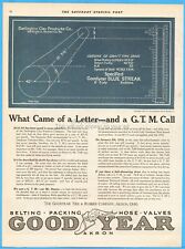 1919 Darlington Clay Products Beaver Co PA Goodyear Blue Streak Belt Ad picture
