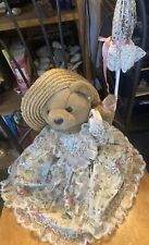 vintage Bearly Collectible Elegant Dressed With Umbrella picture