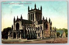 Cleveland, Ohio Trinity Episcopal Cathedral Church Antique Vintage 1907 Postcard picture