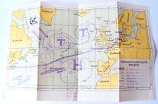 Vintage 1963 MS /TS Bremen German Cruise Ship Route Map - Norddeutscher Lloyd picture
