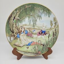 Alice in Wonderland Plate by Sandy Nightingale Alice With the White Rabbit 1981 picture
