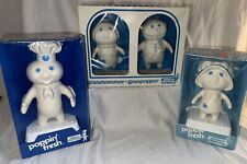 Vintage Pillsbury Doughboy vinyl Family figures lot. Poppin/Poppie Fresh. GM/GP. picture