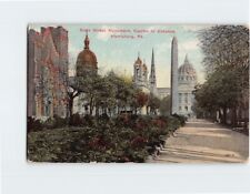 Postcard State Street Monument State Capitol Building Harrisburg Pennsylvania picture