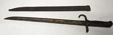 Used Antique Japanese WW2 Military Metal Bayonet & Scabbard picture