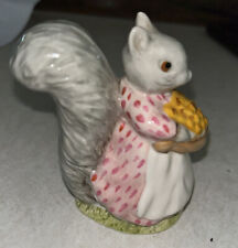 Vintage Beatrix Potter Goody Tiptoes Squirrel With Nuts3 1/2” Tall picture