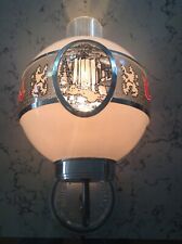 VTG 1981 Original COORS LIGHT BEER GLOBE LAMP / LIGHT WALL SCONCE Working picture