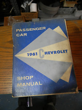 1961 Chevrolet Passenger Car Shop Manual Original Not A Reprint picture