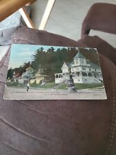 Lake Winnipesaukee,NH Soldiers Monument and G.A.R.Buildings,Weirs Postcard picture