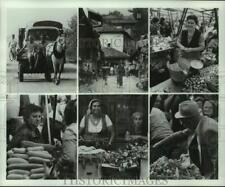 1983 Press Photo Bosnian farmers during Sarajevo market days. - nop76709 picture