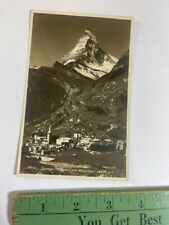 VINTAGE Matterhorn Alps  Mountain USED Postcard Italy | P96 picture