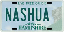 Nashua New Hampshire Aluminum License Plate picture