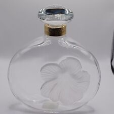 Large Nina Ricci Eau De Fleurs Factice Lalique Crystal Bottle w/ Crystal Stopper picture