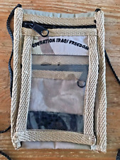 Operation Iraqi Freedom Camo Wallet Storm Gulf War Era Tan Light Brown Desert picture