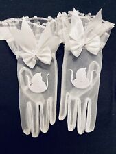 Eastern Star DOI Ladies Auxiliary OES Shriner Chiffon Mason gloves  picture
