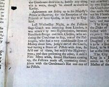 Rare Publication 1736 London England Prostestant Newspaper w/ old Red Tax Stamp picture