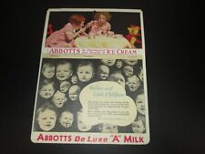1937 Abbotts Ice Cream Calendar-Unused, Very Clean,60+ Pages picture