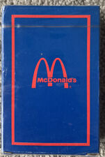 McDonald’s Playing Cards, Red & Blue, Vintage, Rare, NEW picture