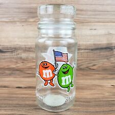 Vtg M & M's Candy Glass Jar 1984 Olympic Commemorative Jar Los Angeles CA USA picture
