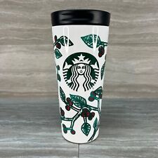 Starbucks 2016 Stainless 16 oz HOLLY BERRY Christmas Holiday Travel Mug Tumbler picture