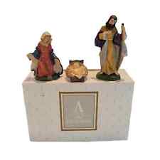 Avon Nativity Heirloom Collection Holy Family Christmas Figurines Mangera Vintag picture