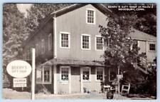 1930-40's BERRY'S GIFT SHOP WOODBURY CONNECTICUT CT FUDGE COLLOTYPE POSTCARD picture