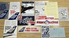 RARE Flying Tigers Airlines New Hire Packet (Stickers, Record, Patches) FedEx picture
