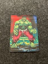 2023 FPG 1992 Marvel Masterpieces 3D Metal Hulk by Joe Jusko  picture
