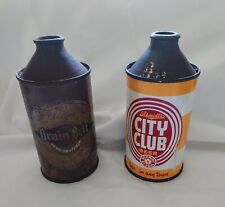 City Club Cone Top Beer Can With Grain Belt Cone Top Can picture
