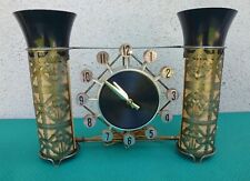 Rare Vintage Herold Spartus Starburst Mid Century Lamp Clock - Working picture