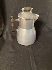 Antique WEAREVER Aluminum Coffee Tea Pot T.A.C.U. Co. Pat. June 10 1902  ~ picture