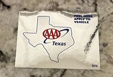 AAA Texas Automotive Reflective Sticker Decal - New - ON HAND picture