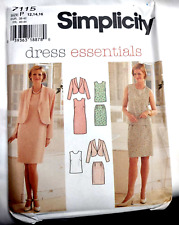 Simplicity 7115 Size 12-16 Sewing Pattern UNCUT Blouse Skirt Jumper Jacket Top picture