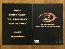 2003 Halo 2 Original Xbox PC Print Ad/Poster Original Official Promo Wall Art picture