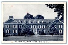 1943 Annie Merner Hall Bennett College Greensboro North Carolina Posted Postcard picture