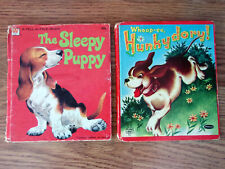 Destash Lot of 4 Whitman Tell-A-Tale Books about DOGS Vintage 50s Ephemera picture