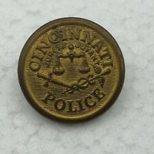 Obsolete Cincinnati Police Button Extra Quality 3 Stars Vintage Antique Q4  picture