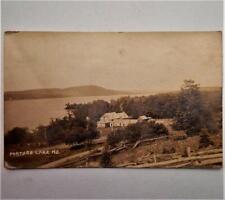 Portage Lake Maine Panoramic View  Antique Real Photo Postcard RPPC picture