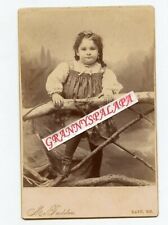 Cabinet Photo -  Maine - Very, Very Cute Little Girl with Curls Standing  picture