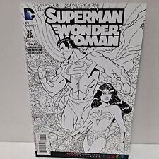Superman Wonder Woman #25 DC Comics Coloring Book Variant VF/NM picture