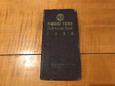 Vintage RCA 1936 Tube Reference Book Guide Electronics Radio Stations Maps RARE picture