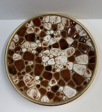 Vintage Mosaic Tile Dish Tray Plate 10” MCM Mid Century Modern picture