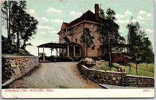1909 Kenwood Club Malden Massachusetts MA Entrance Pathway Posted Postcard picture