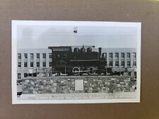 Alaska Railroad Monument & Passenger depot Anchorage Real Photo  Postcard picture