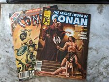 2- The Savage Sword of Conan The Barbarian, Very Good Condition picture