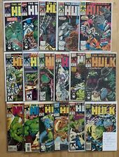 The Incredible Hulk 1990 Lot Of 17 Between #370-#412, VG to NM Marvel Comics picture