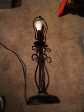 Vintage Wrought Iron Lamps, Early 20th Century picture